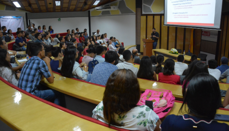 Aula máxima de la universidad Libre de Cúcuta/Foto Cortesía