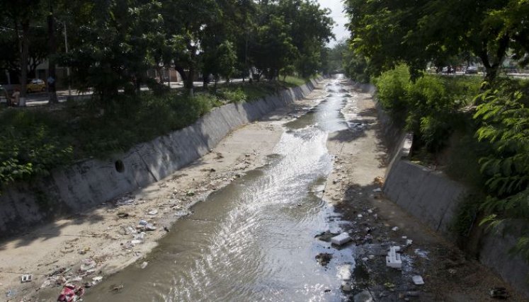 El realineamiento del canal Bogotá hace parte de las obras por Valorización./Foto archivo/La Opinión