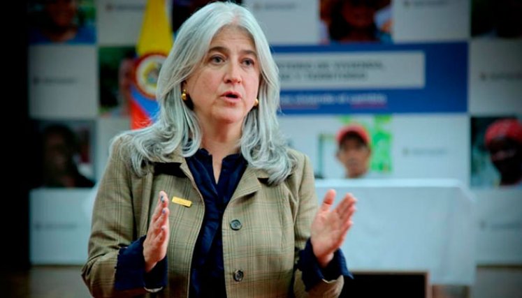 Ministra de Vivienda, Catalina Velasco. / Foto: Cortesía