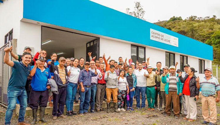 Punto de acopio en la vereda Pamplonita, Ragonvalia. / Foto Cortesía
