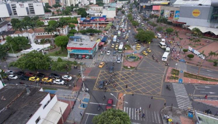 Diagonal Santander, donde existe un proyecto aprobado para ejecutar con plata de valorización./Foto Juan Pablo Cohen/La Opinión
