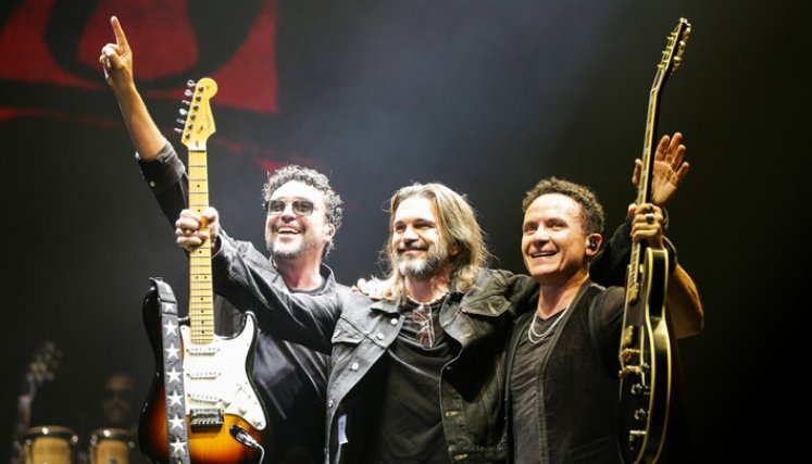 Juanes, Cepeda y Fonseca en tarima, la sorpresa de 'Viajente Tour'
