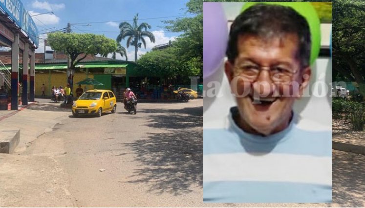 En un video de seguridad quedó registrado el momento en que Jairo Rico es embestido por el vehículo