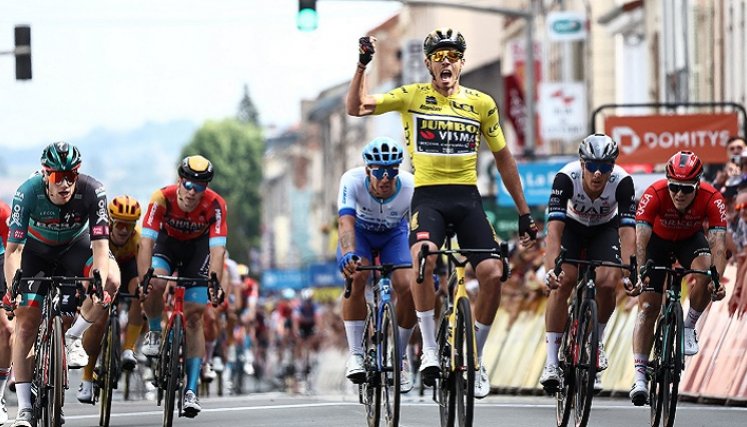 Christophe Laporte (Jumbo-Visma) segunda victoria en el Critérium Dauphiné.