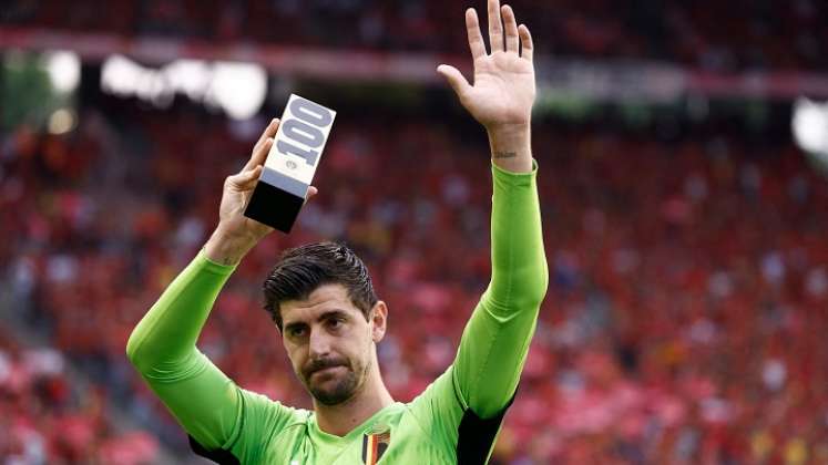 Thibaut Courtois, arquero del Real Madrid y de la selección de Bélgica.