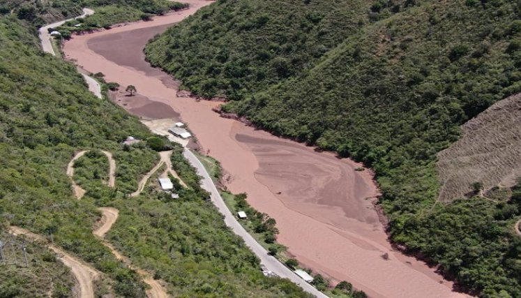 Secas están las estaciones de combustibles de Ocaña ante el cierre de la carretera. Foto Cortesía.