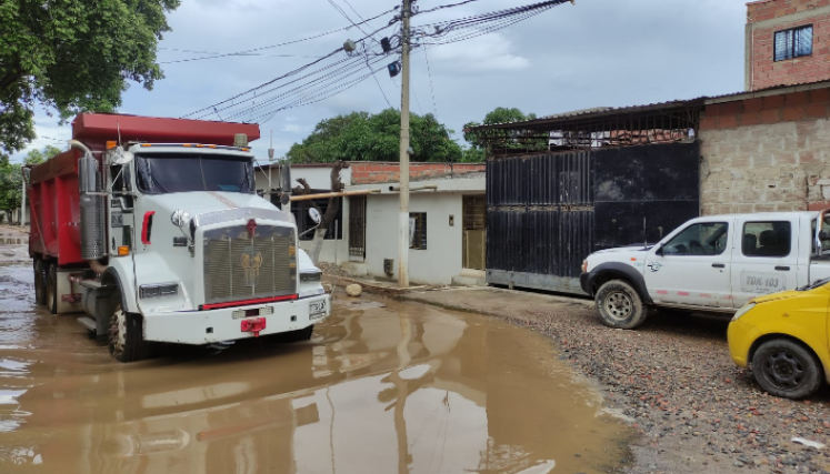 Camiones en Chapinero