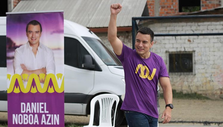 Daniel Noboa, candidato a la presidencia de Ecuador 