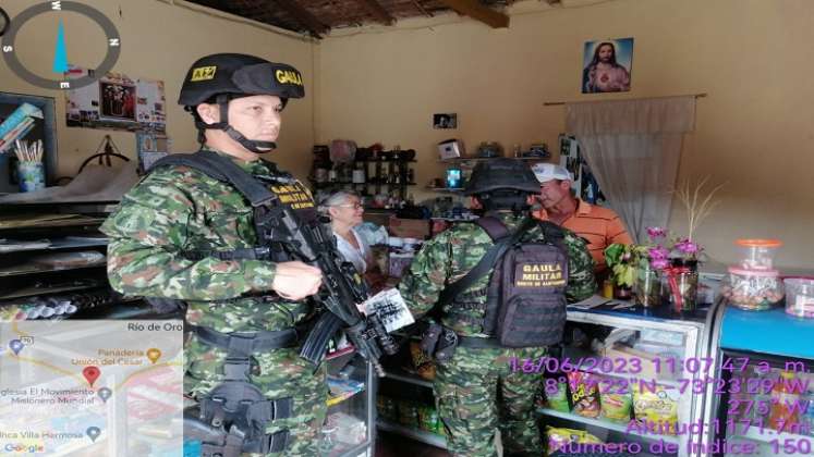 Integrantes del grupo Gaula coordinan acciones para contrarrestar el fenómeno del secuestro y extorsión en Ocaña.