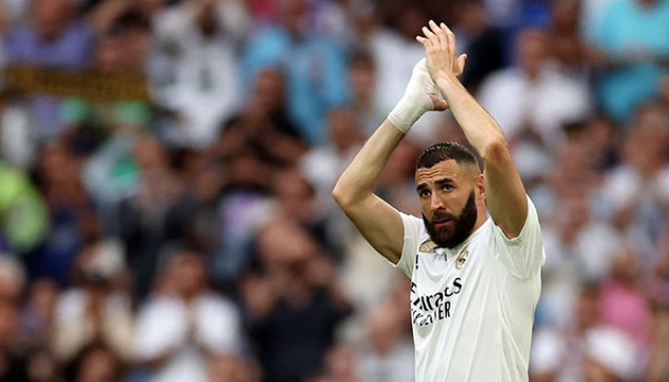 Karim Benzema, delantero francés que irá a Arabia Saudita. 