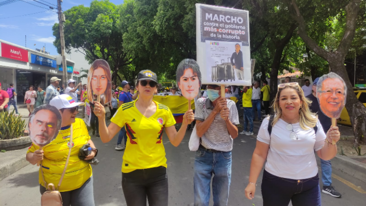 Población cucuteña en contra del gobierno