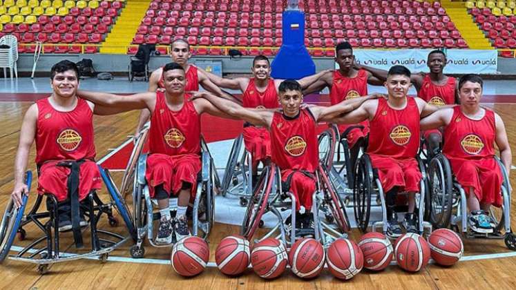 Selección Colombia juvenil de baloncesto en silla de ruedas 