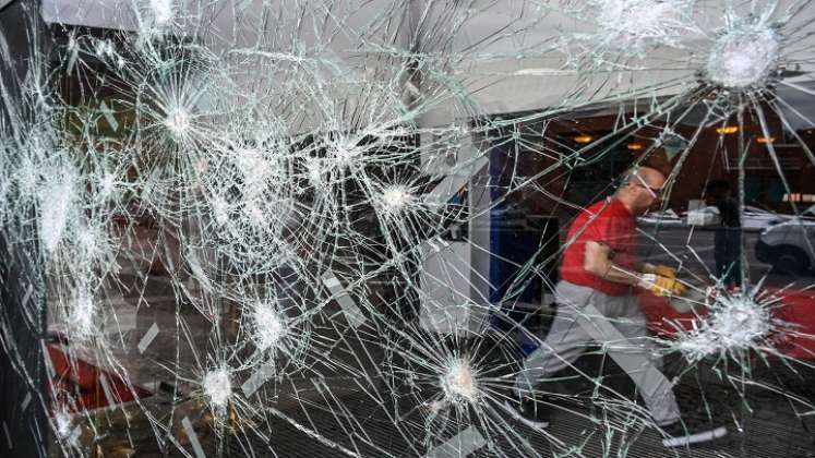 Violencia-París. / Foto: AFP