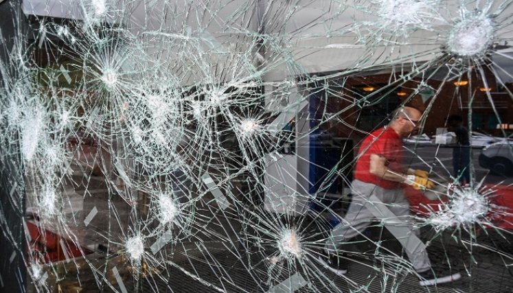 Violencia-París. / Foto: AFP
