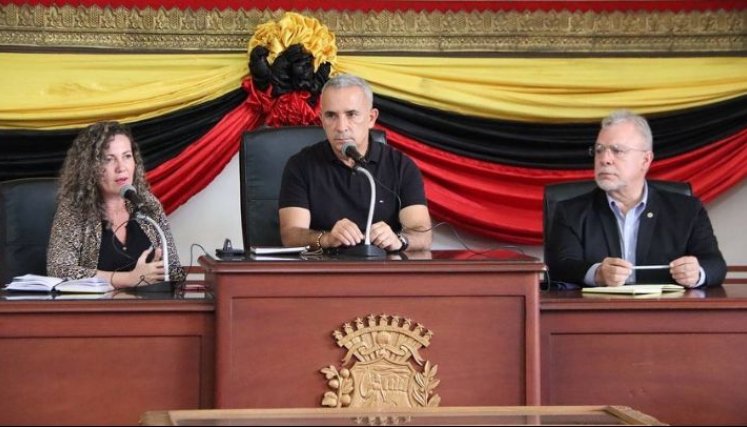 Fedecamaras se reunió con diputados del Clet y el gobernador Freddy Bernal. /Foto: Cortesía.