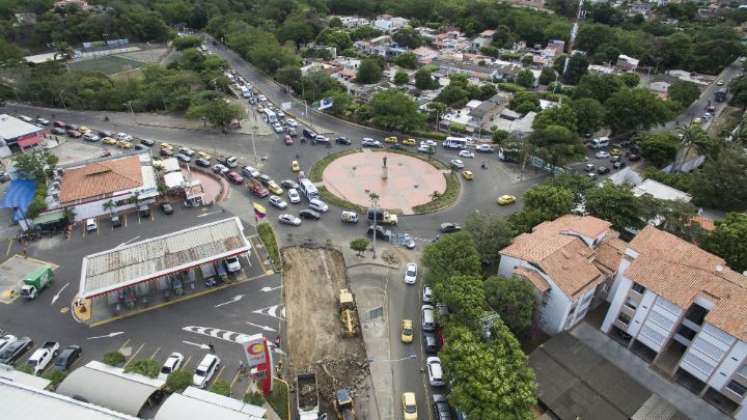 Estado actual de la glorieta de Pinar del Río, donde se construirá el intercambiador vial./Foto archivo