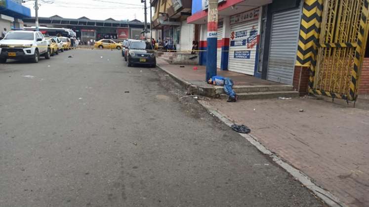 El cadáver quedó a pocos metros de la Terminal de Transporte de Cúcuta