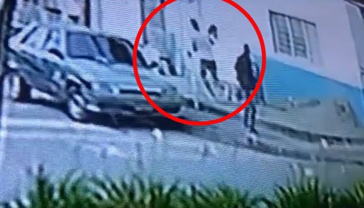 En video captaron cómo un hombre intentó secuestrar a una niña en Popayán