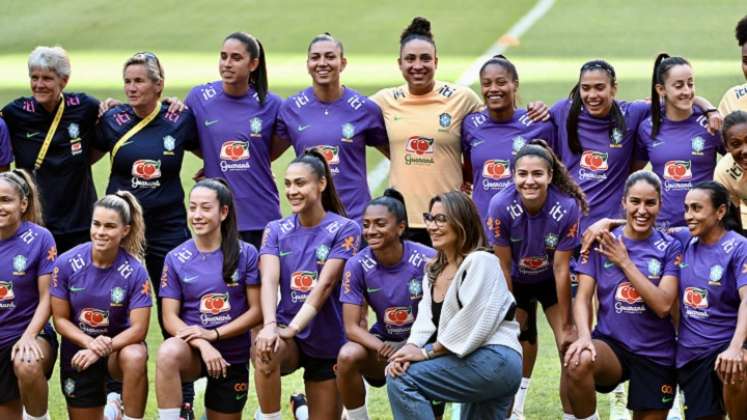 La selección femenina de Brasil se despidió con un amistoso antes de afrontar el Mundial de Nueva Zelanda y Australia.