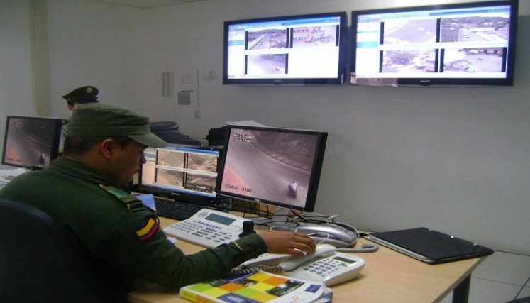 Las 104 cámaras de seguridad de Ocaña están fuera de servicio por el hurto de la fibra óptica. /Foto: La Opinión.