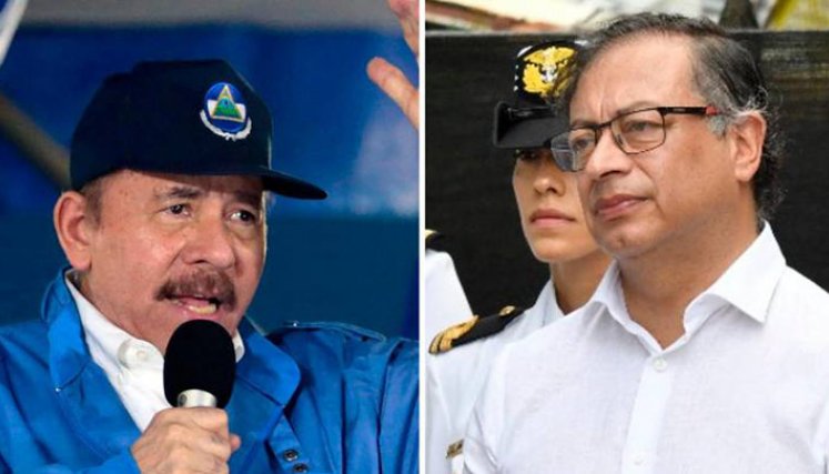 Daniel Ortega y Gustavo Petro 