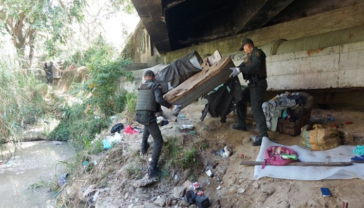 En varias oportunidades se han realizado operativos en la zona, pero los habitantes regresan./ Foto: Cortesía