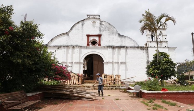 Los recursos aportados para el arreglo del templo son del municipio./ Foto Cortesía / La Opinión