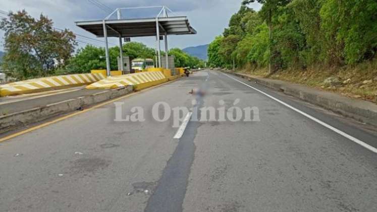 Arrolló a un abuelo en la  avenida Demetrio Mendoza, en Cúcuta