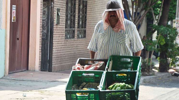 Según la OIT, los ocupados pierden hasta un 50% de su capacidad laboral cuando la temperatura supera los 33 grados. / Foto Archivo