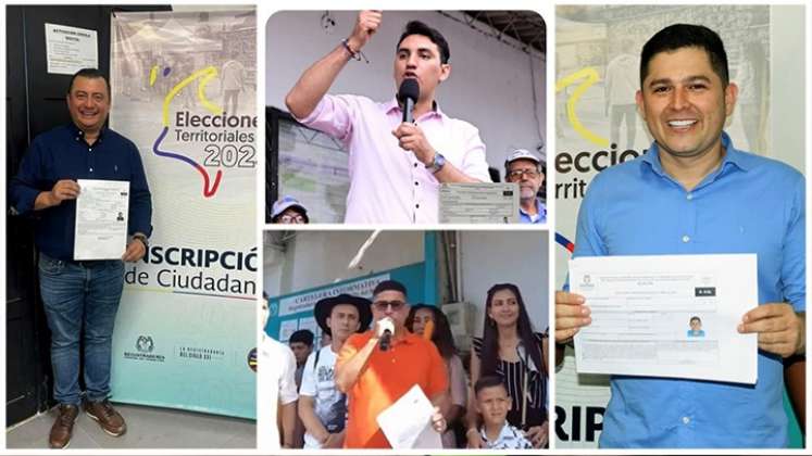 Candidatos a la Alcaldía de Villa del Rosario./Fotos cortesía