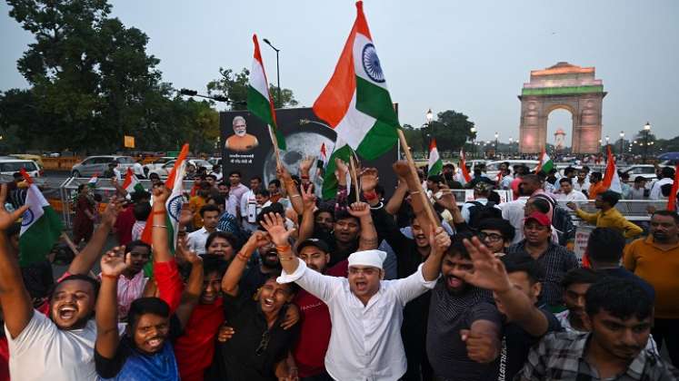 India descendió una nave en la Luna