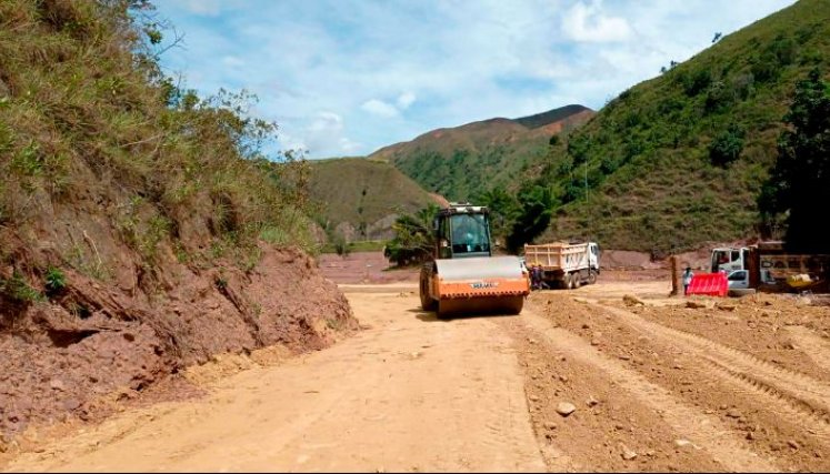 Trabajos del Invías en El Tarrita/Foto cortesía/La Opinión