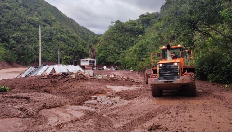 La vía Cúcuta - Ocaña completó mas de dos meses bloqueada por la avalancha de El Tarrita/Foto Archivo/La Opinión