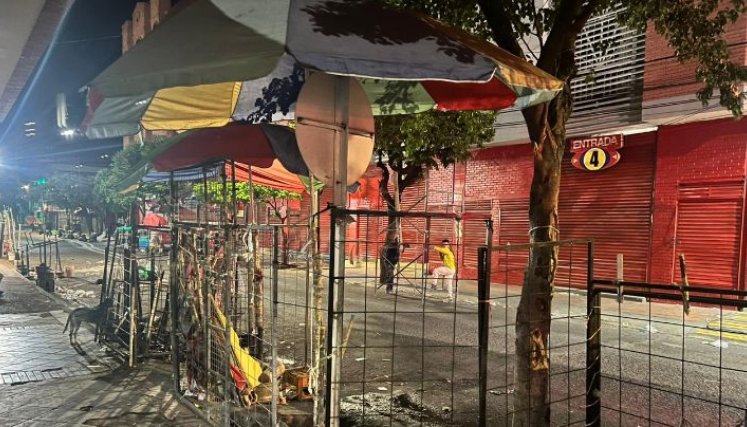 Recogen del centro de Cúcuta mobiliario de vendedores 
