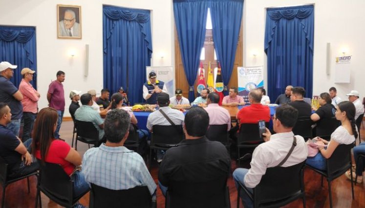 Puesto de mando unificado en la Gobernación./Foto cortesía