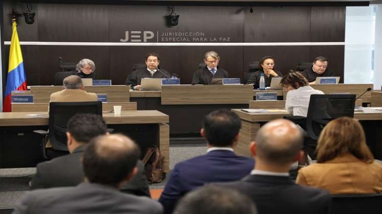 Audiencia de la JEP