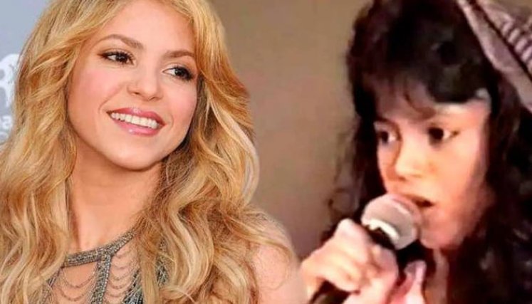Shakira de niña 