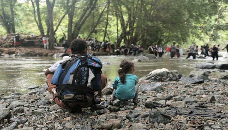 Migración por el tapón del Darién