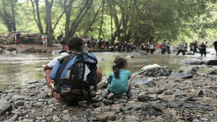 Migración por el tapón del Darién