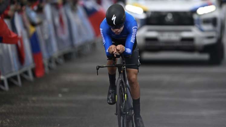 Gran carrera hizo ciclista Walter Vargas en la contrarreloj de los Juegos Panamericanos 2023.