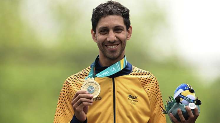 Walter Vargas, pedalista le dio la primera medalla al país en la ruta del ciclismo de los Juegos Panamericanos 2023.