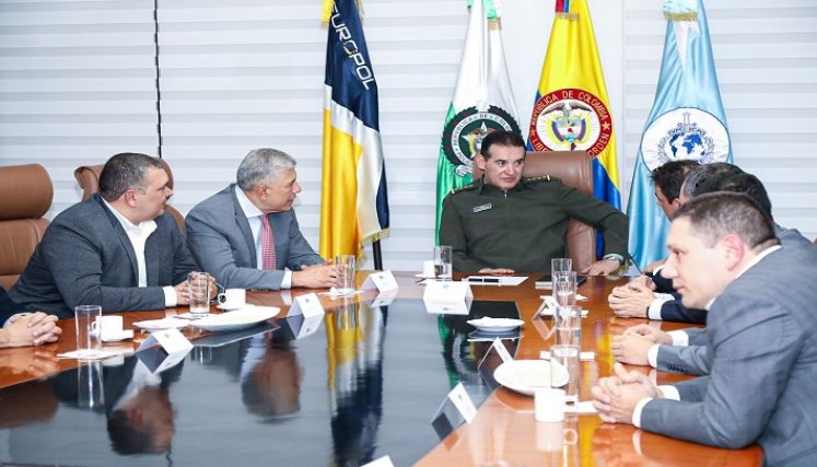 El alcalde de Ocaña se reunió con el ministro de Defensa para exponer la situación del orden público./ Foto: Cortesía.