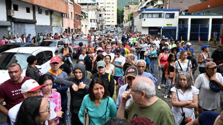 Todo el proceso electoral se desarrolló de forma manual. / Foto: AFP