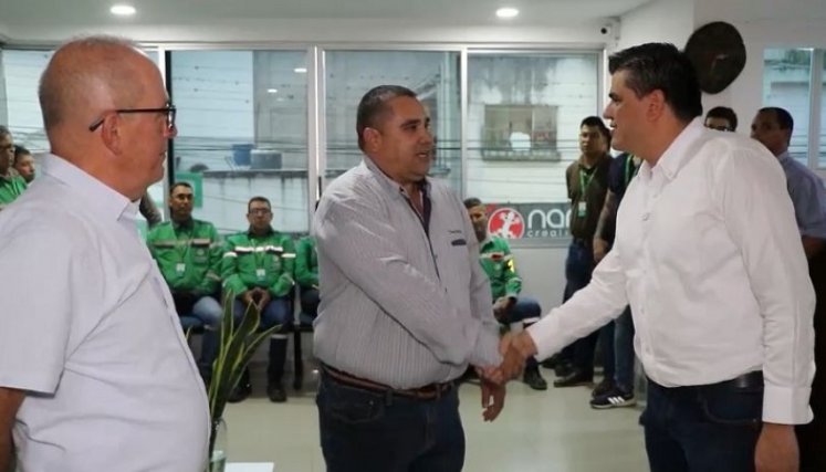 El alcalde sorprende a los habitantes de la región con la prórroga del contrato para el manejo de los servicios públicos de Ocaña./ Foto: Cortesía