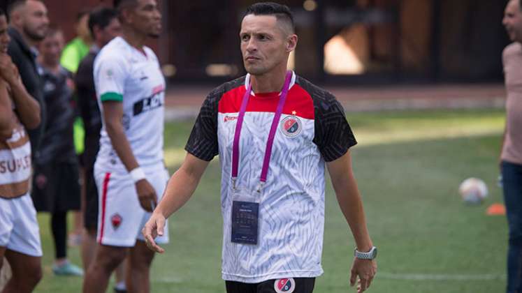 Federico Barrionuevo, técnico del Cúcuta Deportivo. 