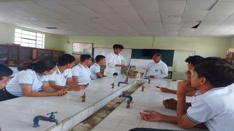 Jóvenes ocañeros se destacan durante las olimpiadas en la Universidad Nacional de Colombia./ Foto: Javier Sarabia.