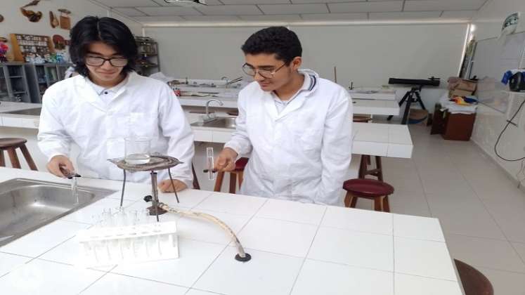 Jóvenes ocañeros se destacan durante las olimpiadas en la Universidad Nacional de Colombia./ Foto: Javier Sarabia.