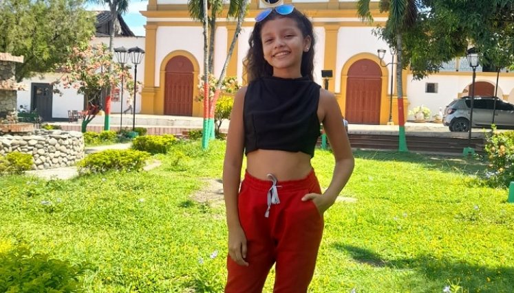 Thaily, la niña cucuteña que grabó su primera canción