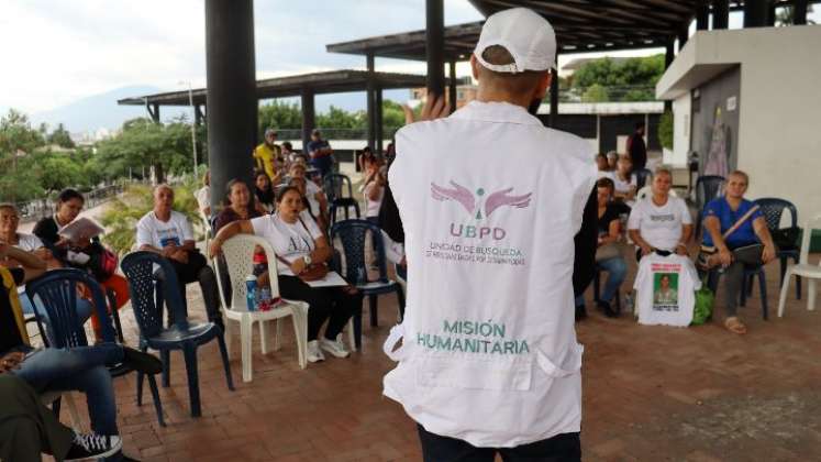 Unidad Nacional de Búsqueda de Personas dadas por desaparecidas capacitó a familiares./Foto cortesía