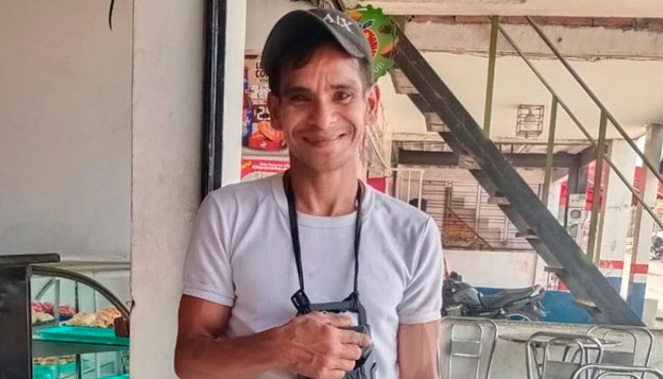 Lenin Villamizar trabajó arrancando sonrisas a grandes y niños./Cortesía.